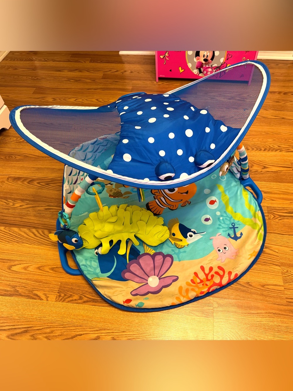 DISNEY FINDING NEMO Play Mat/Baby Gym with Light Up Canopy & Music